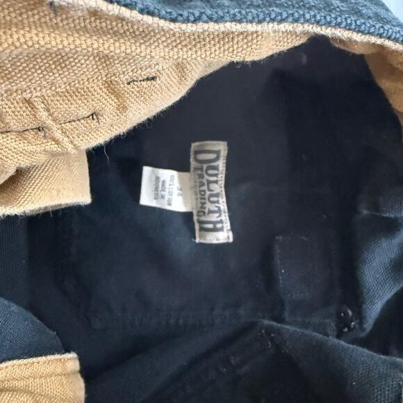 Duluth Trading Co Cargo Shorts Men 34 Black Techwear Utility - Picture 6 of 6